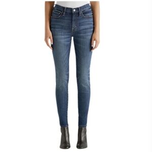 NWT Edwin Candice High Rise Skinny - Deja Blue 26 $158 Anthropologie